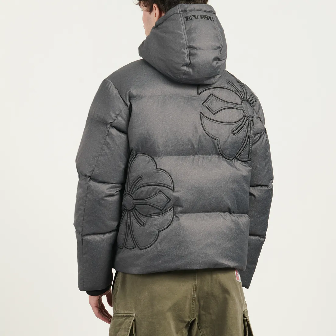 Evisu Мужской пуховик Heritage Washed Down