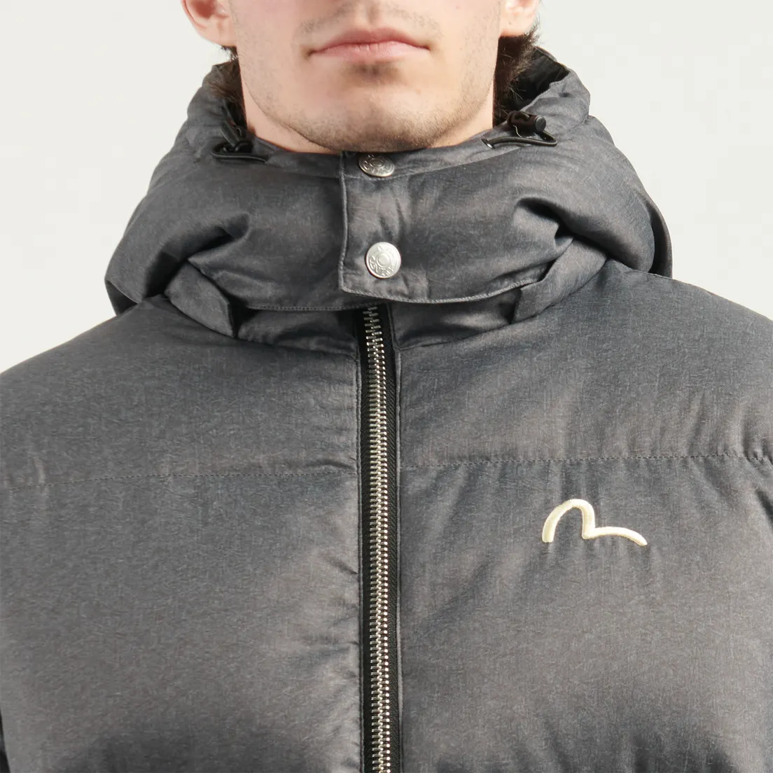 Evisu Мужской пуховик Heritage Washed Down