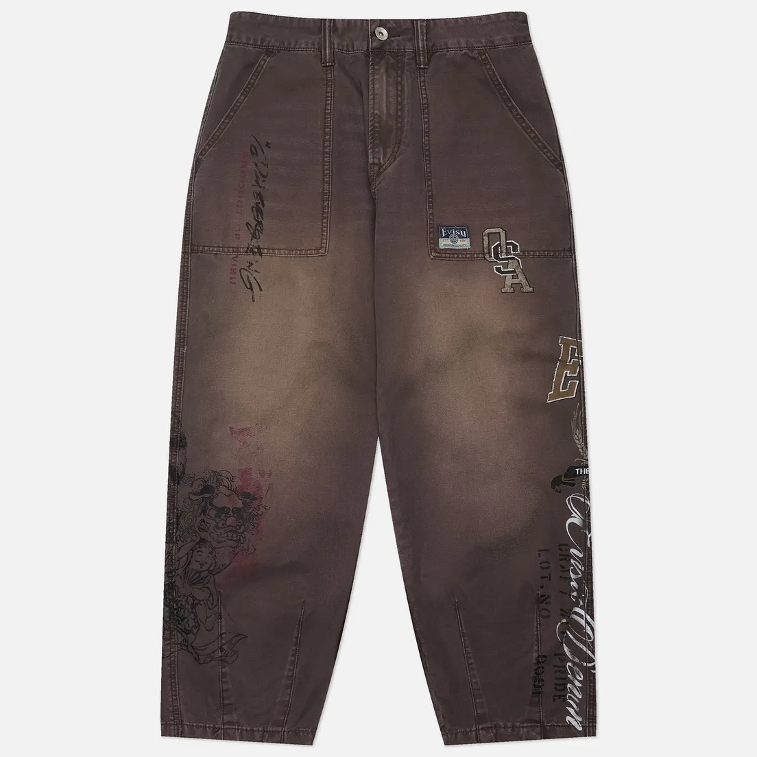 Evisu Мужские брюки Heritage Vintage Washed