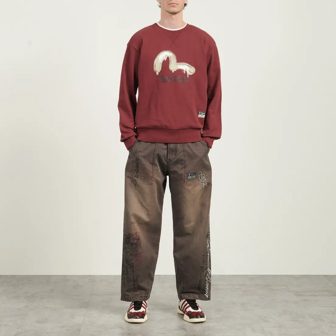 Evisu Мужские брюки Heritage Vintage Washed