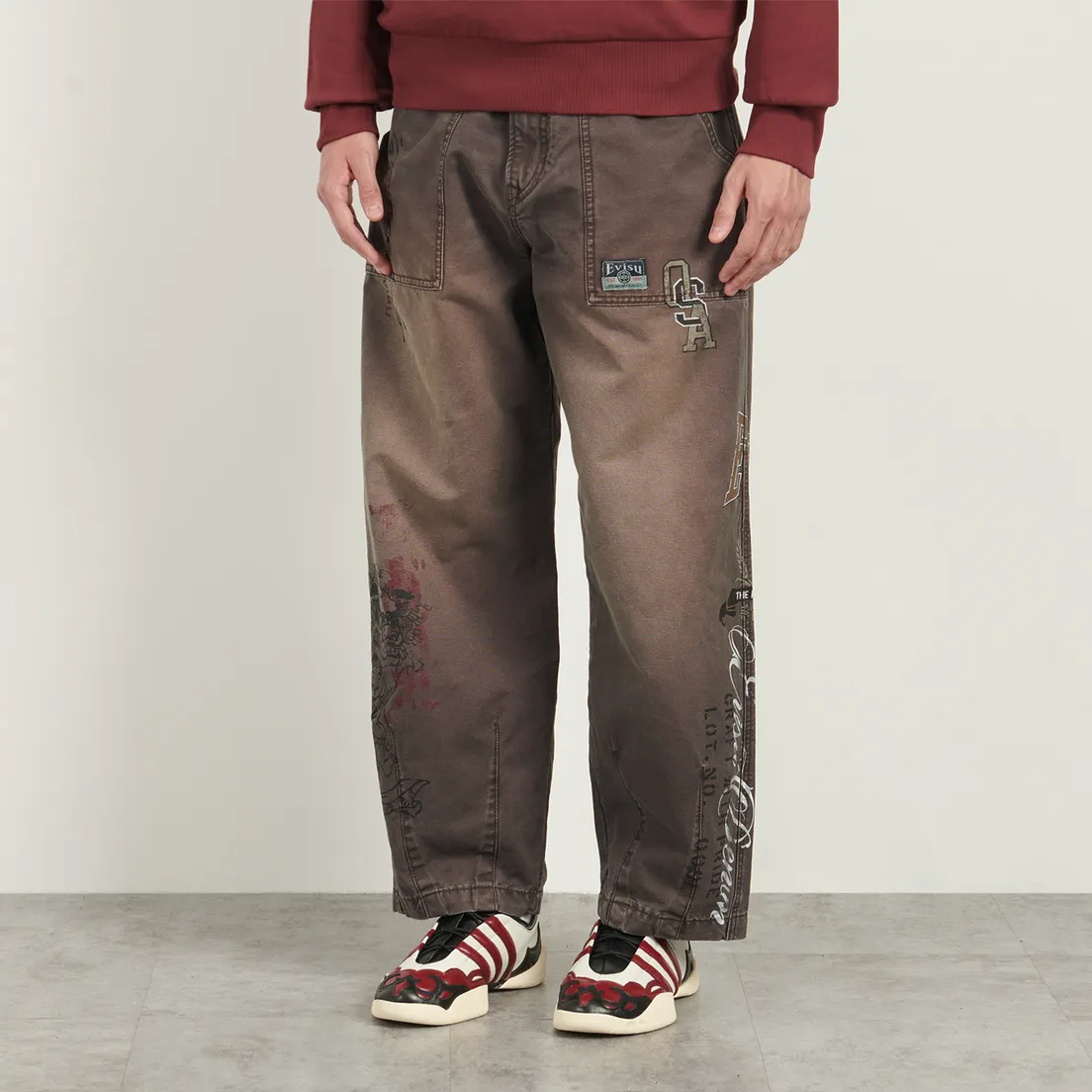 Evisu Мужские брюки Heritage Vintage Washed