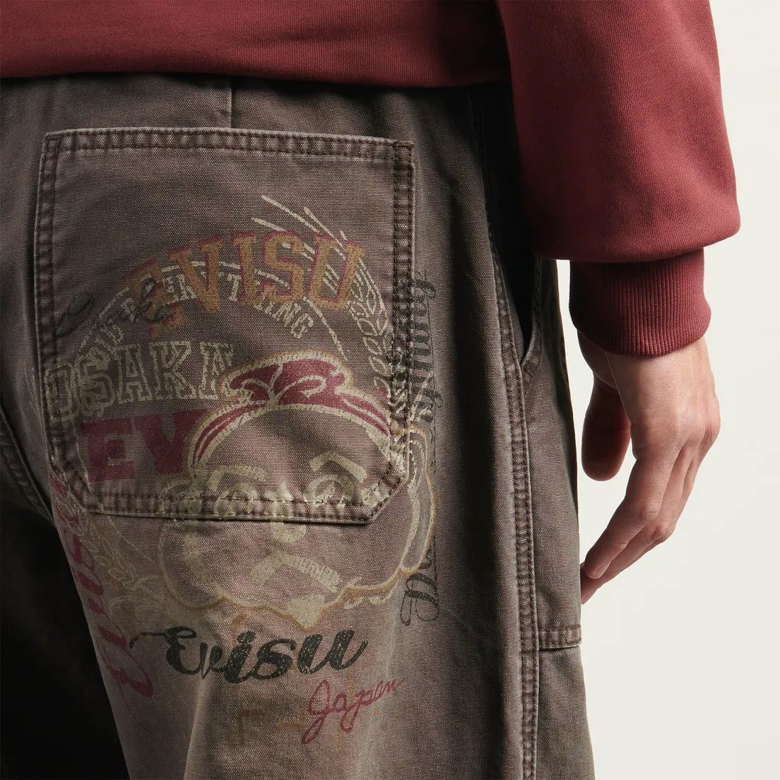 Evisu Мужские брюки Heritage Vintage Washed