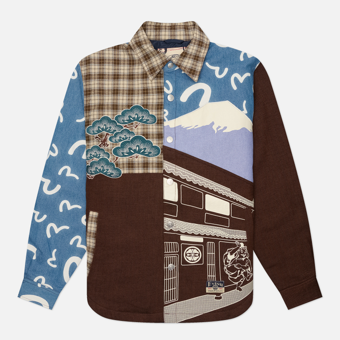 Мужская демисезонная куртка Evisu Heritage Ukiyo-E Applique Padded 36990₽