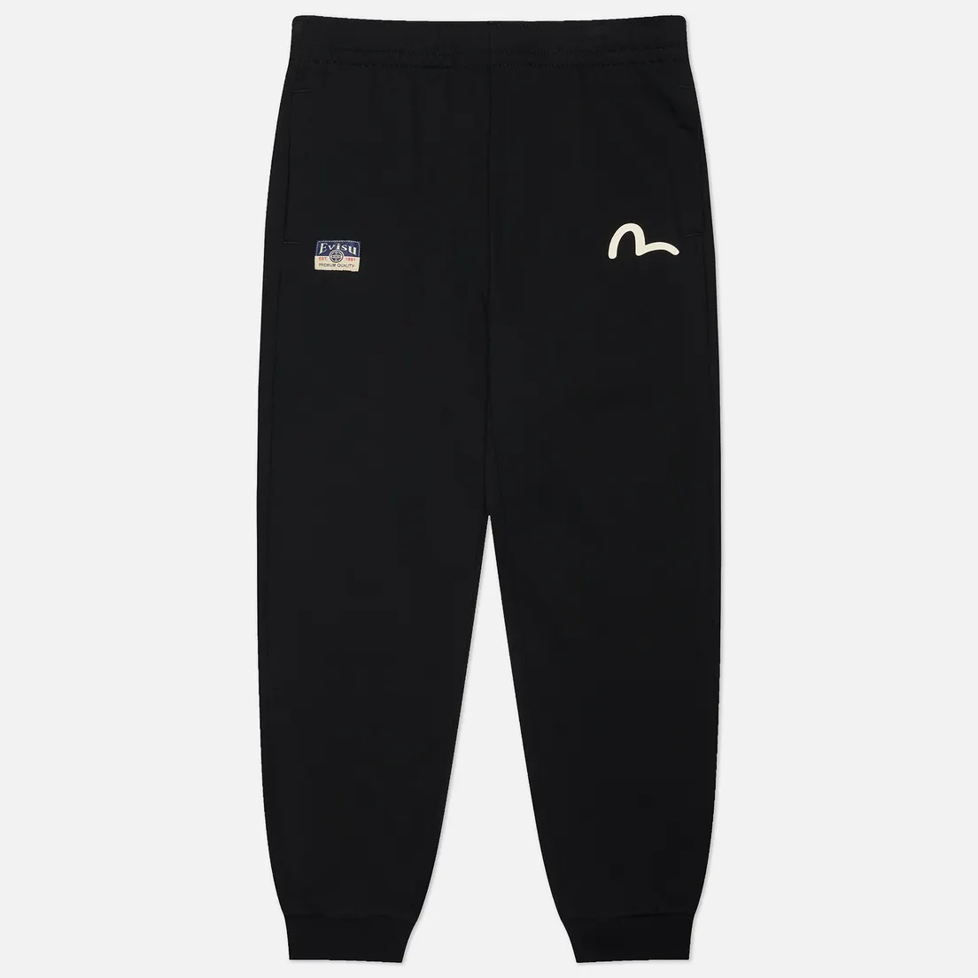 Evisu Мужские брюки Brushstroke Seagull & Logo Print Straight Fit