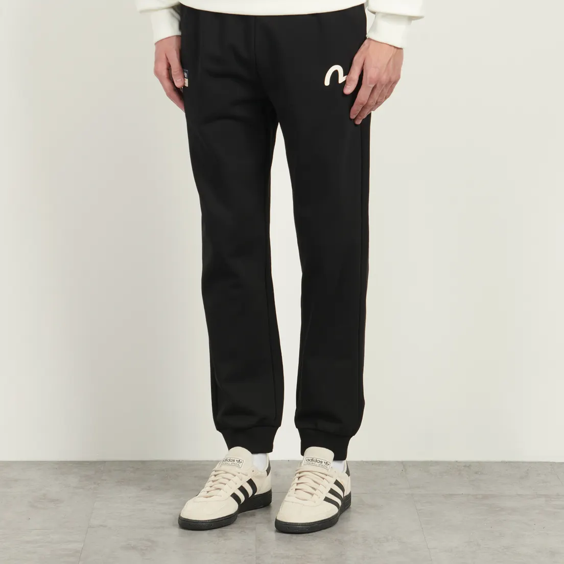 Evisu Мужские брюки Brushstroke Seagull & Logo Print Straight Fit