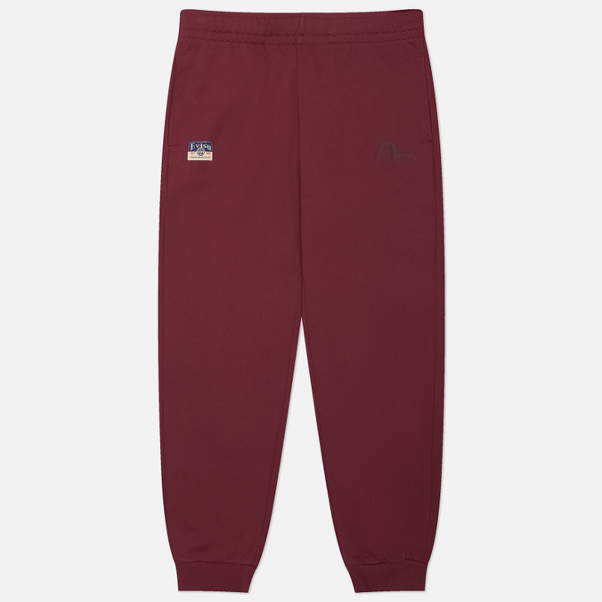 Мужские брюки Evisu Brushstroke Seagull & Logo Print Straight Fit