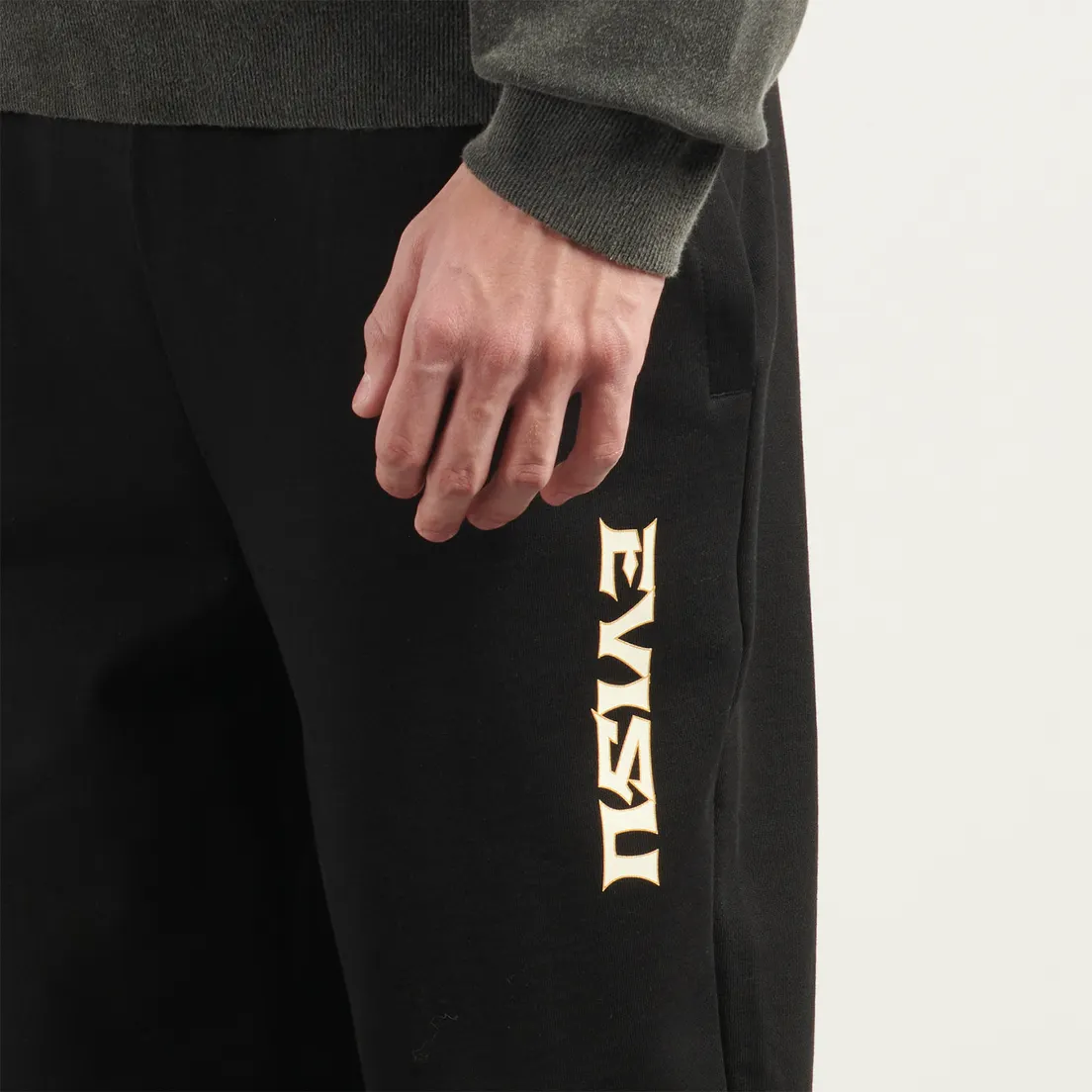 Evisu Мужские брюки Logo Embroidery & Grateful Crane Daicock Print Regular Fit