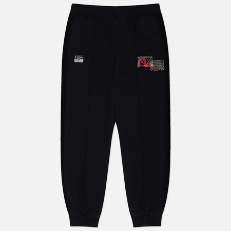 Мужские брюки Evisu Heritage Sashiko Patch Pocket, цвет чёрный, размер M