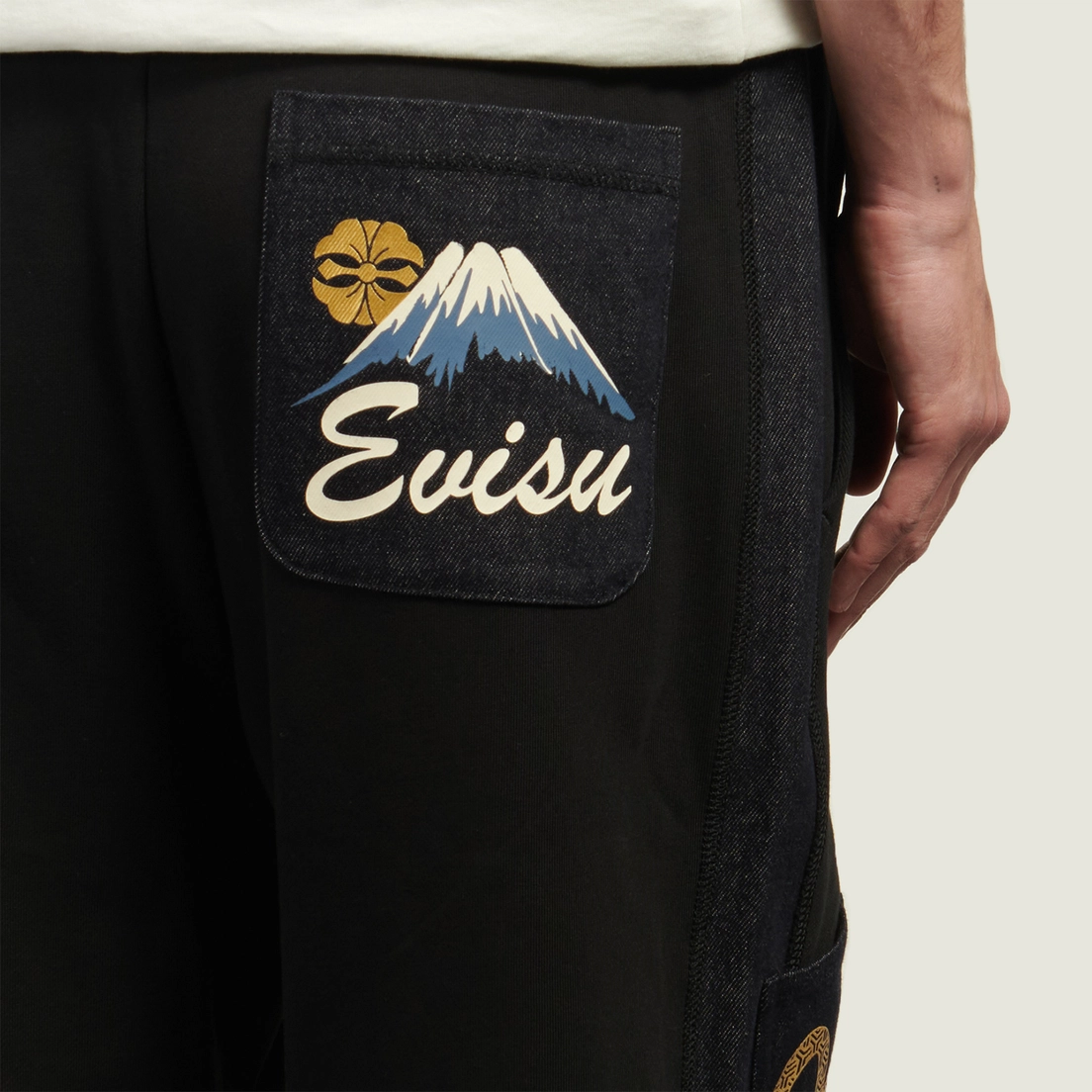 Evisu Мужские брюки Heritage Mount Fuji Printed Pocket