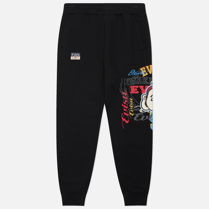 Мужские брюки Evisu Heritage Godhead Printed Fleece Back