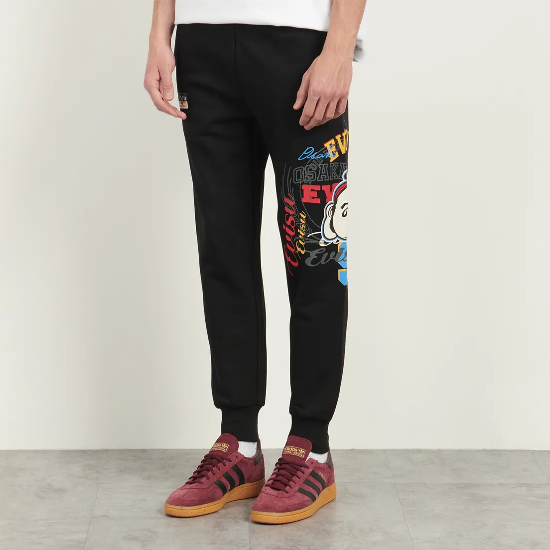 Evisu Мужские брюки Heritage Godhead Printed Fleece Back