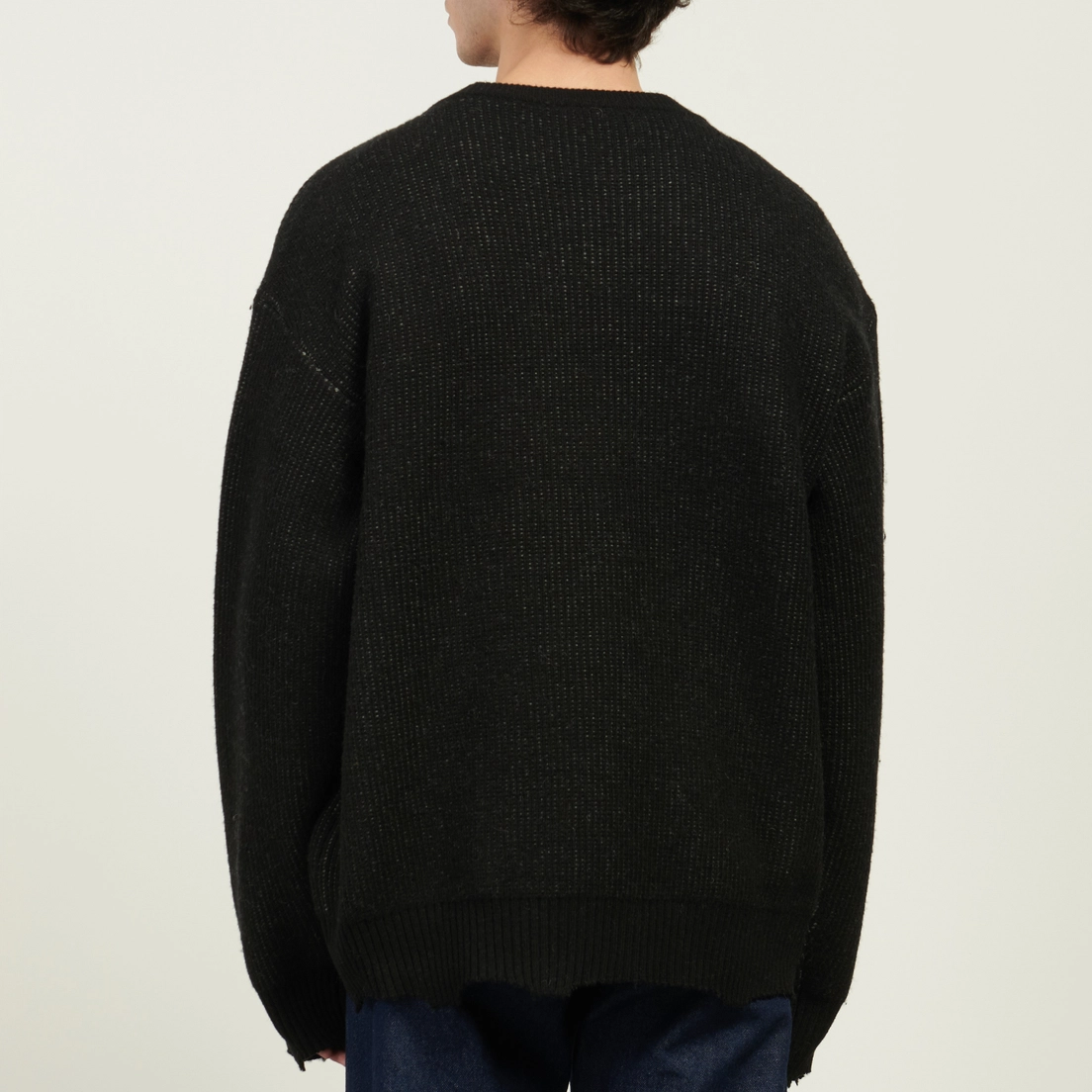 Evisu Мужской свитер Seagull & Logo Intarsia