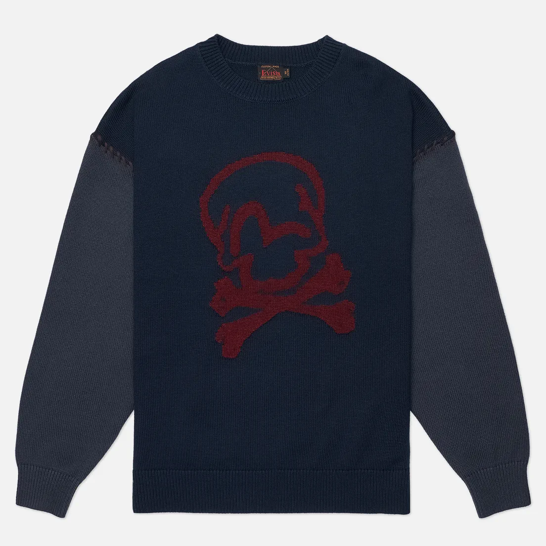 Evisu Мужской свитер Skull & Seagull Jacquard Oversized