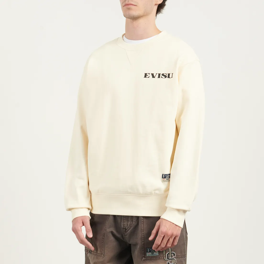Evisu Мужская толстовка Seagull Brocade Applique Relax Fit
