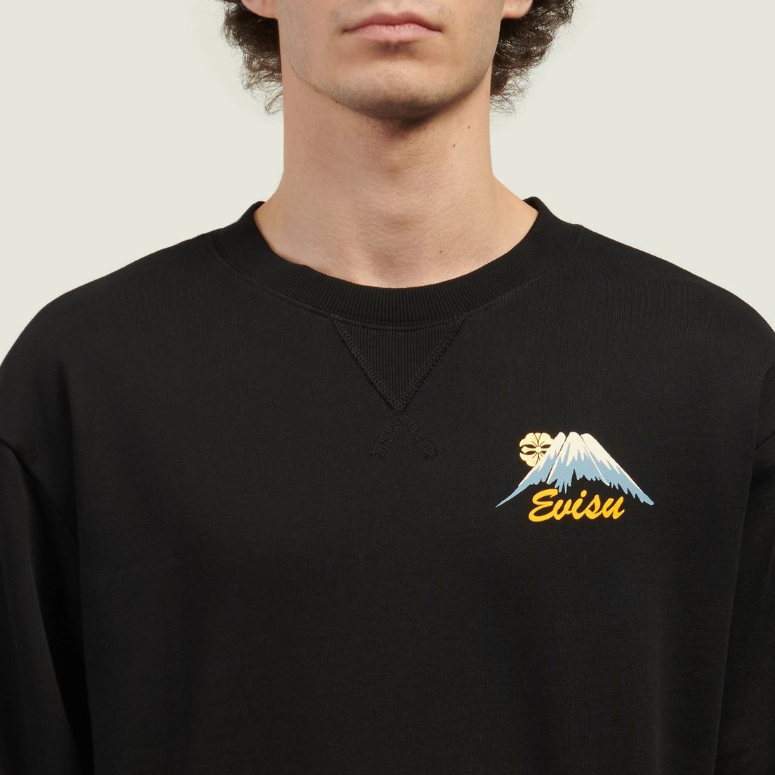 Evisu Мужская толстовка Godhead Lion Dance Daicock Print