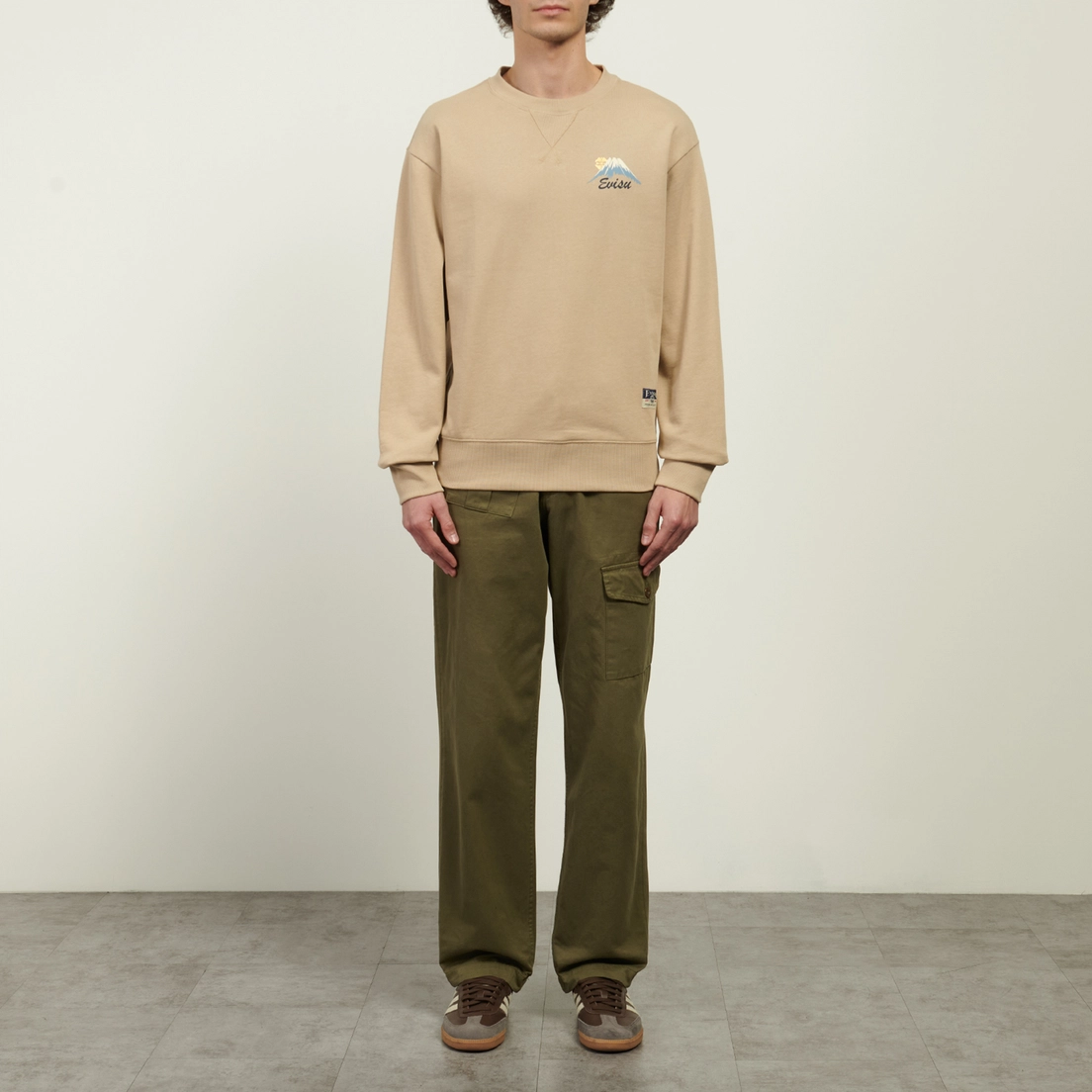 Evisu Мужская толстовка Godhead Lion Dance Daicock Print