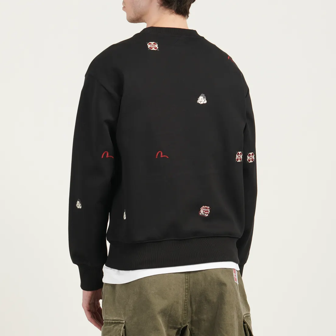 Evisu Мужская толстовка Heritage All Over Embroidery
