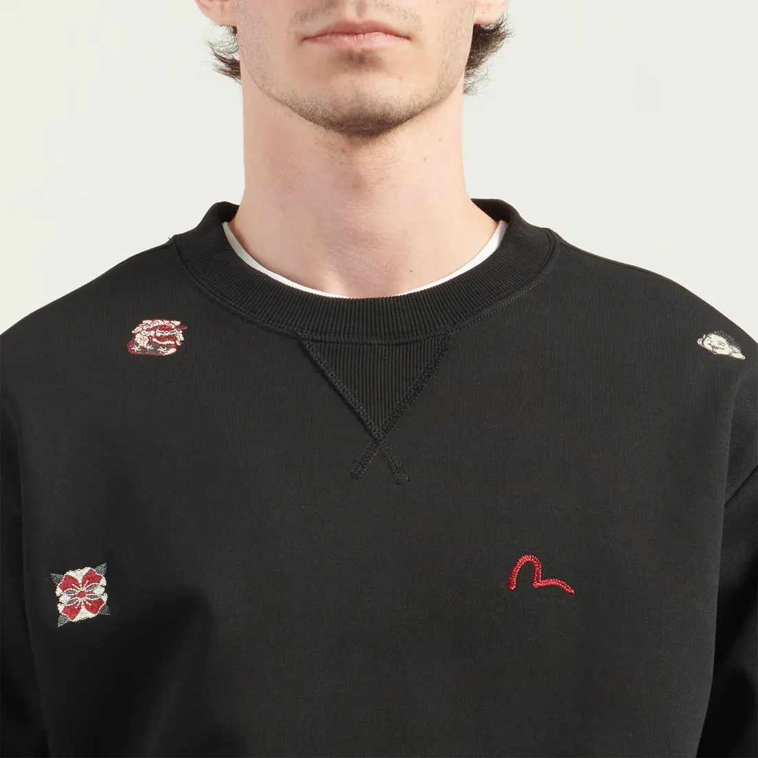 Evisu Мужская толстовка Heritage All Over Embroidery