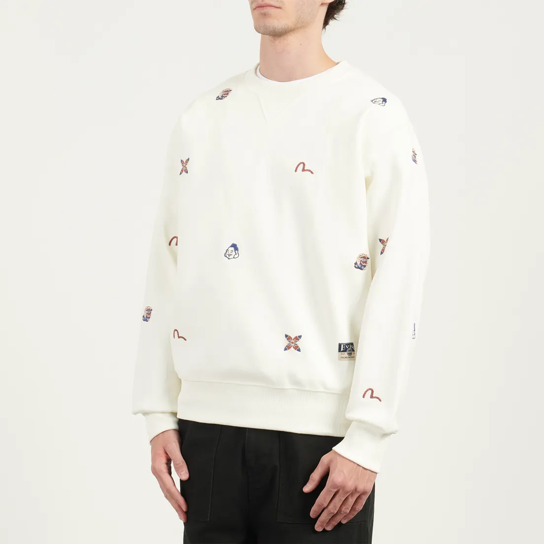 Evisu Мужская толстовка Heritage All Over Embroidery