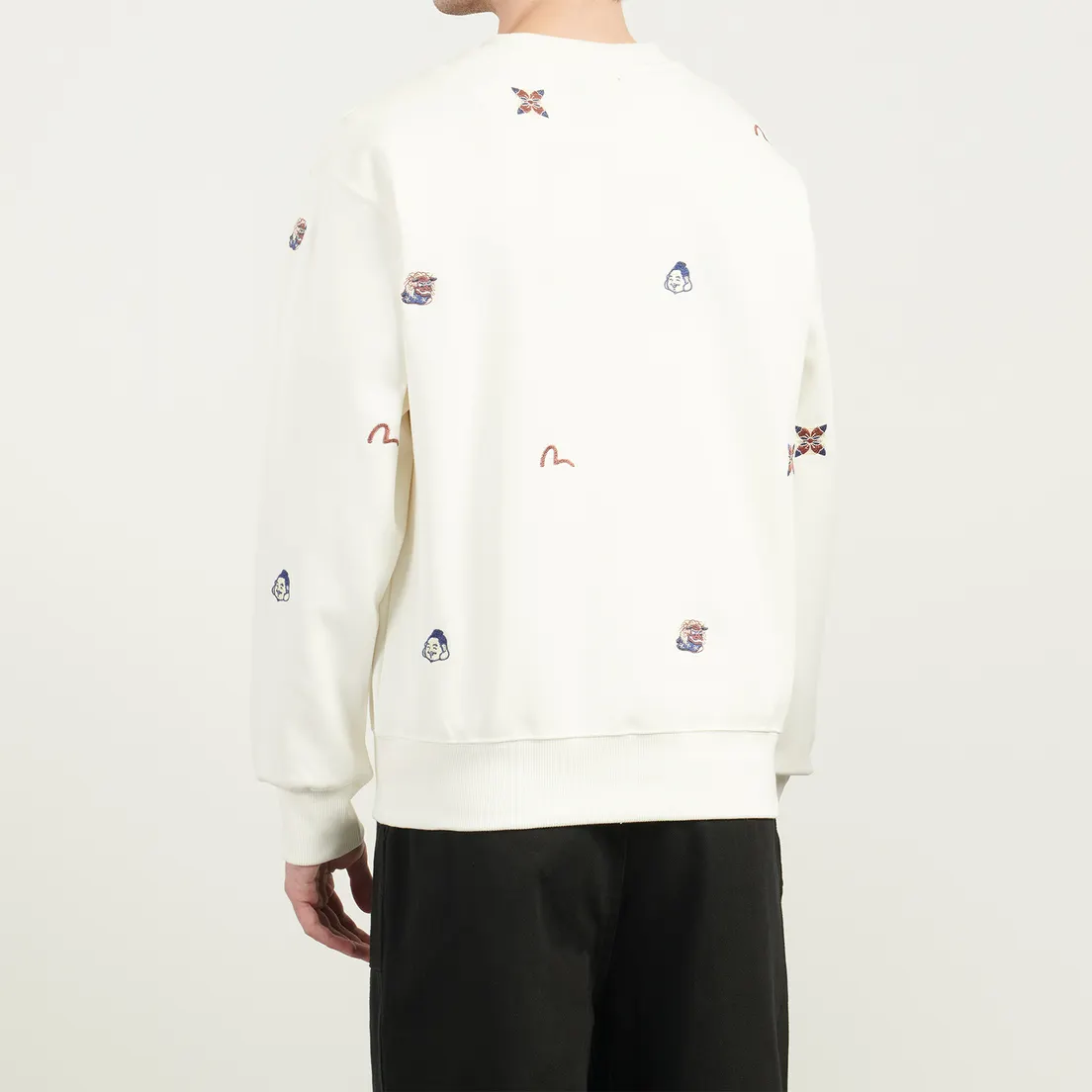Evisu Мужская толстовка Heritage All Over Embroidery