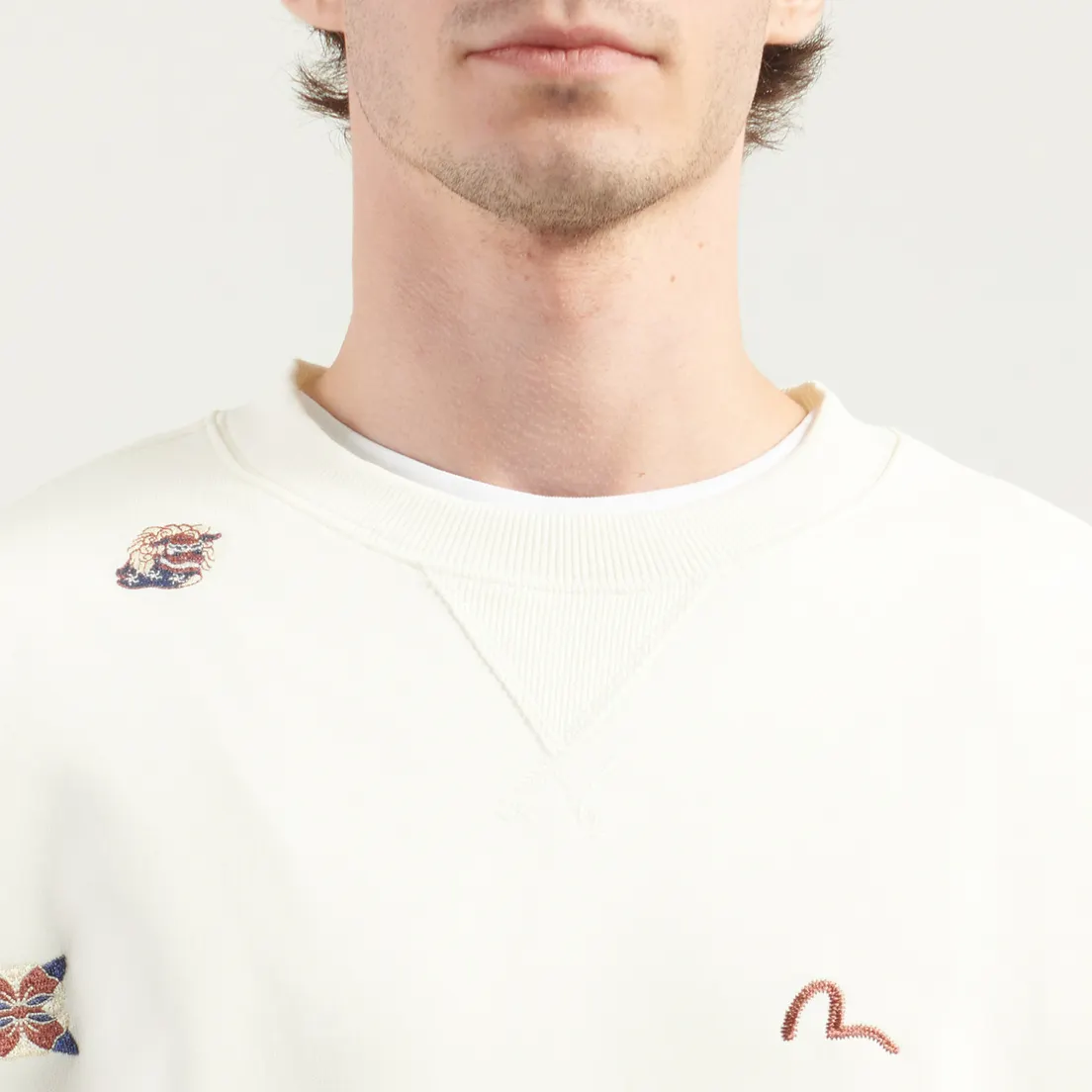 Evisu Мужская толстовка Heritage All Over Embroidery