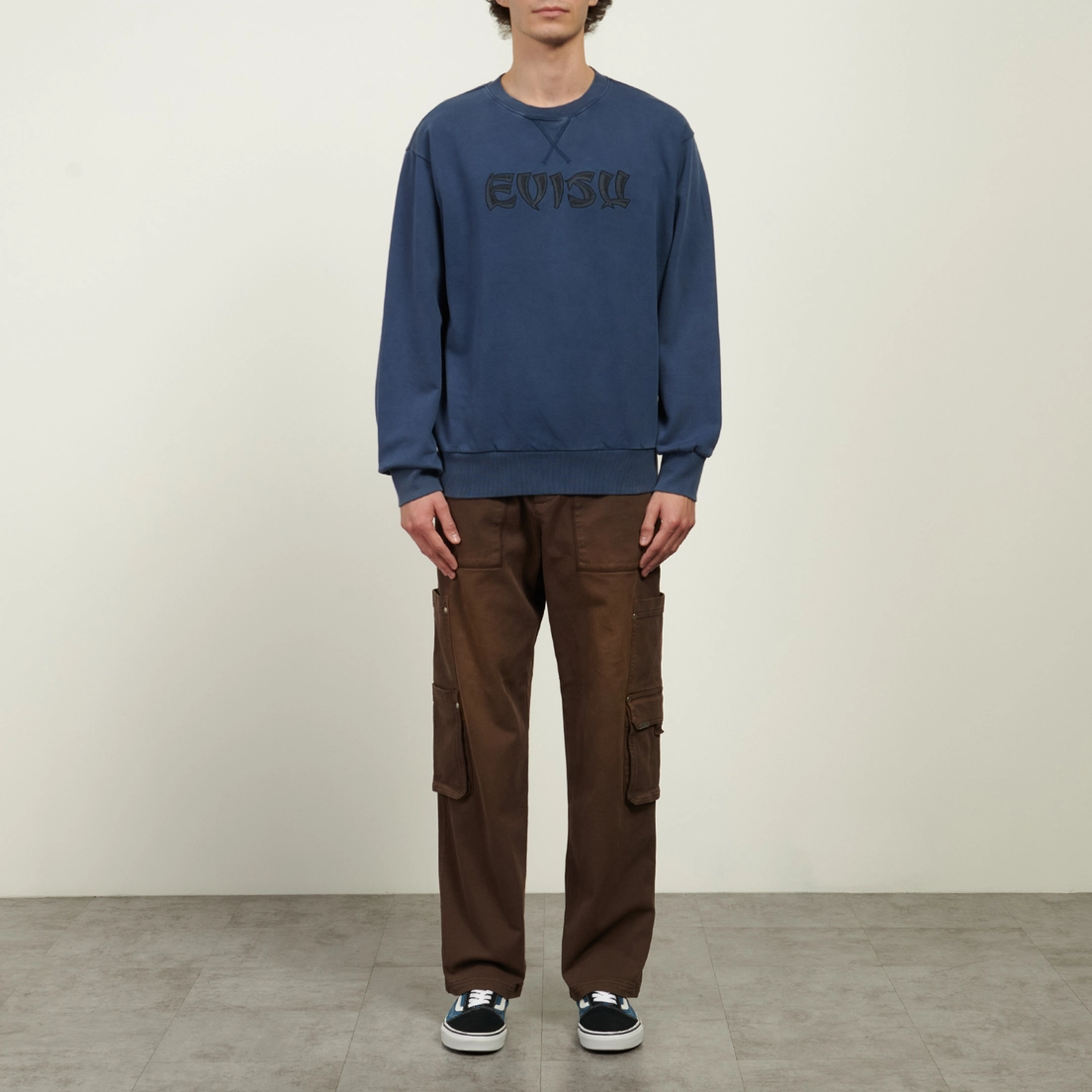 Evisu Мужская толстовка Heritage Godhead Embroidery Hoodie