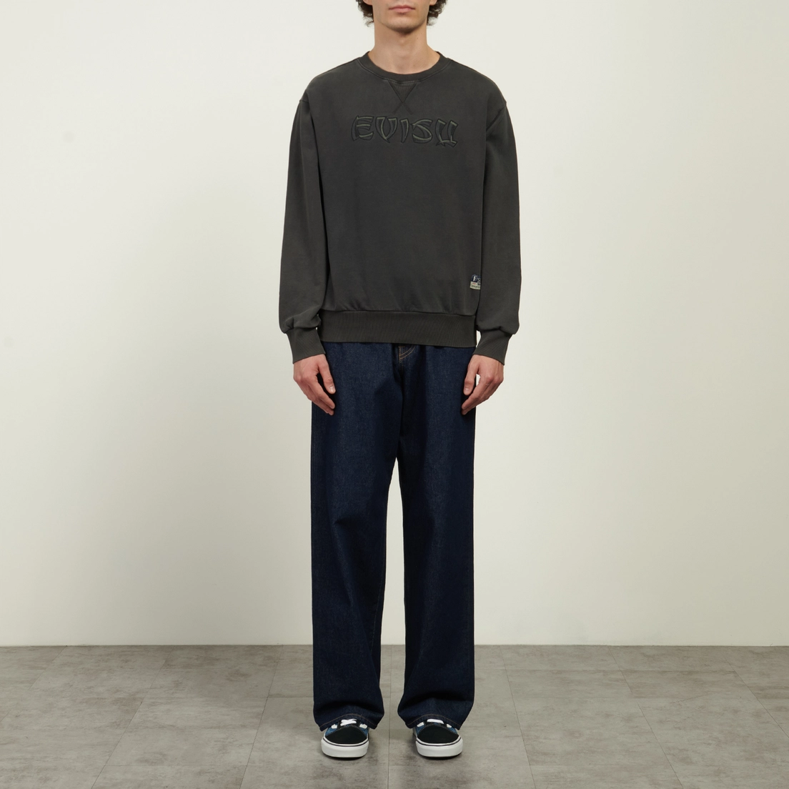 Evisu Мужская толстовка Heritage Godhead Embroidery Hoodie