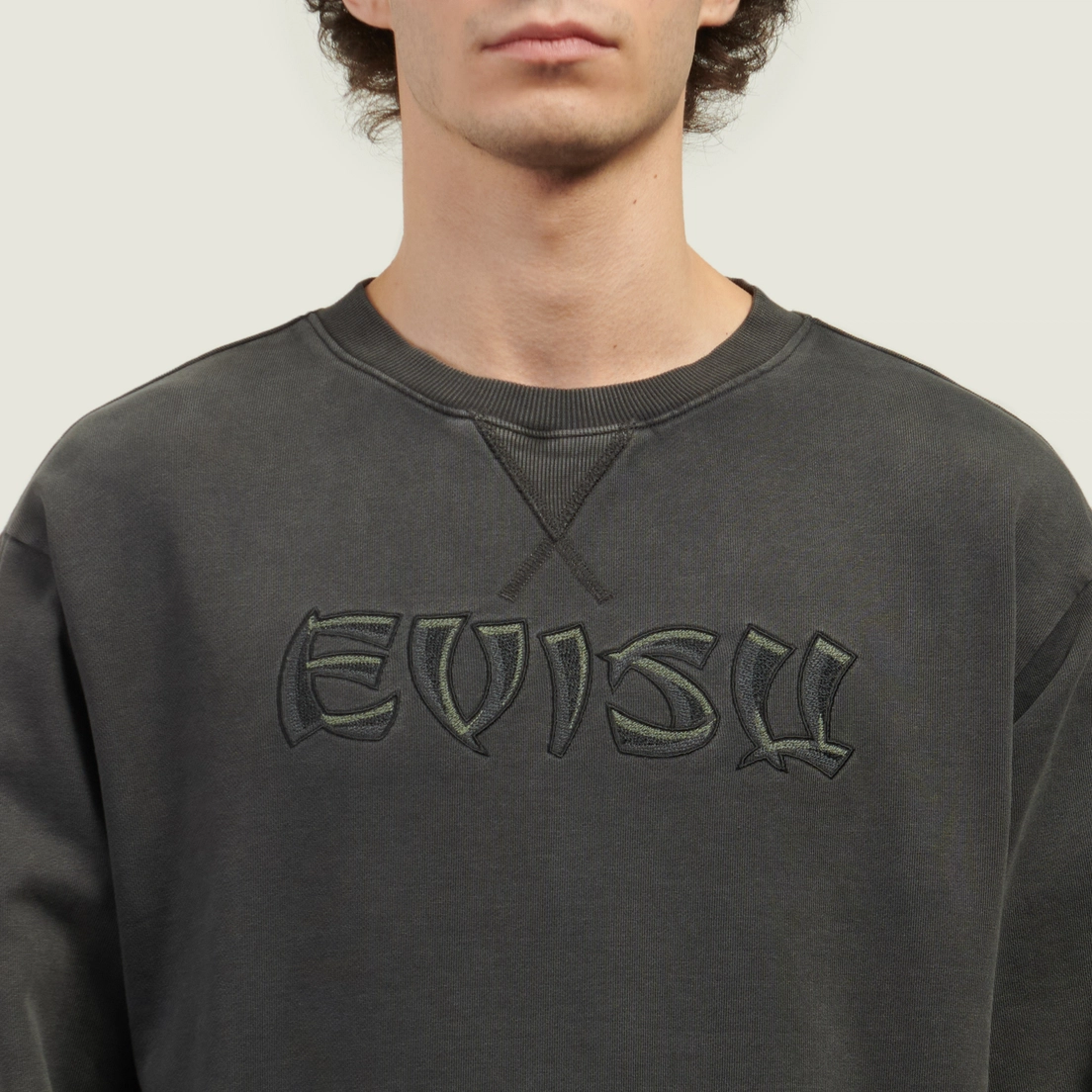Evisu Мужская толстовка Heritage Godhead Embroidery Hoodie