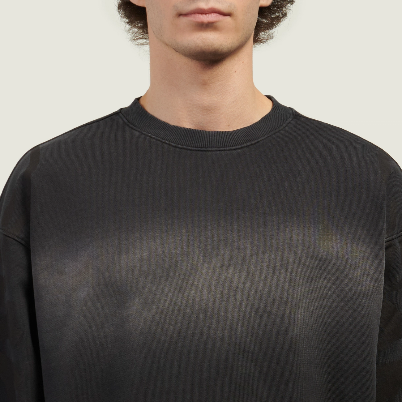 Мужская толстовка Evisu Skull & Seagull Print, 2EAHTM5SW7019FFCT-BLKX