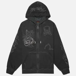 Evisu Мужская толстовка Tattoo Styles Embroidery Oversized Hoodie