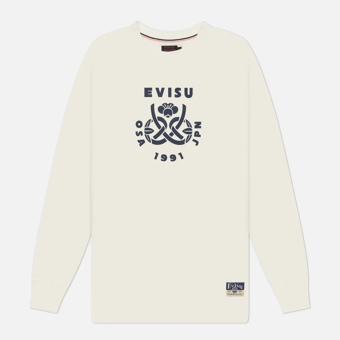 Evisu Мужской лонгслив Heritage Daruma Daicock Printed