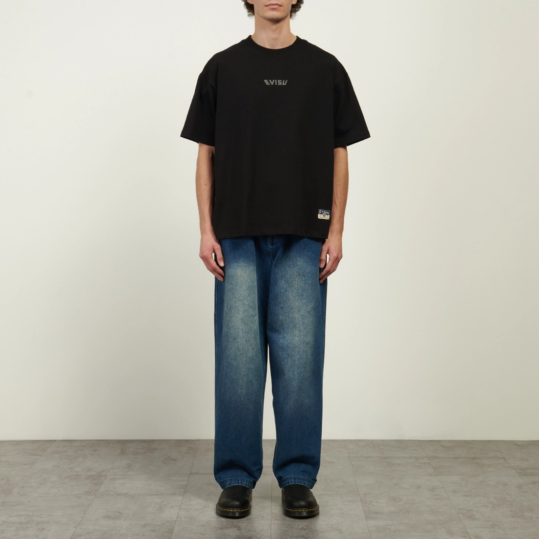 Evisu Мужская футболка Handbrush Daicock Print