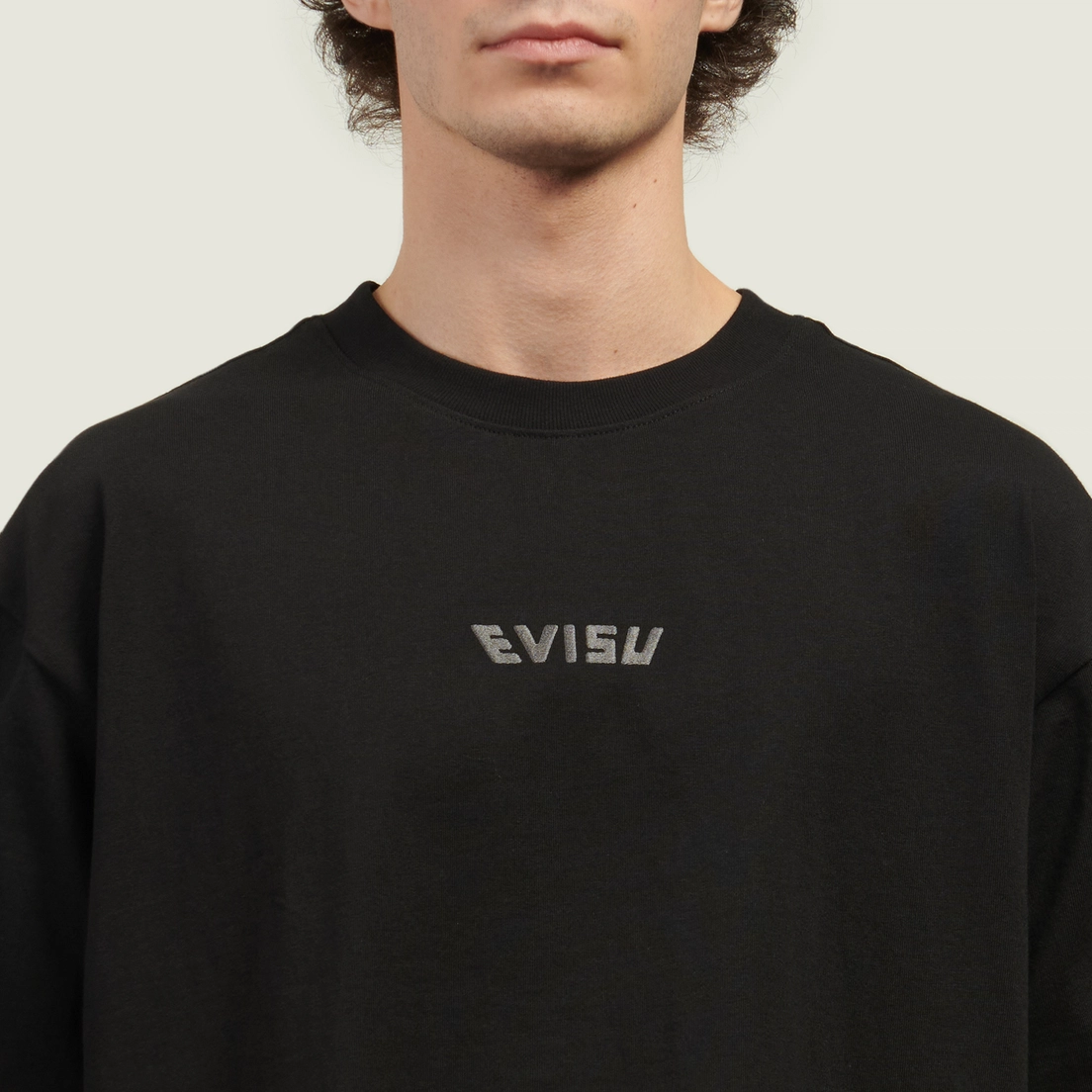 Evisu Мужская футболка Handbrush Daicock Print