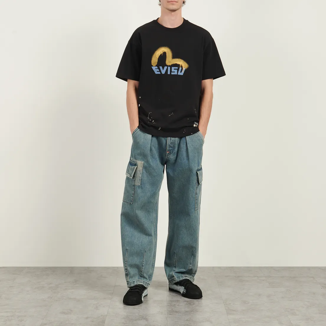 Evisu Мужская футболка Heritage Logo Printed