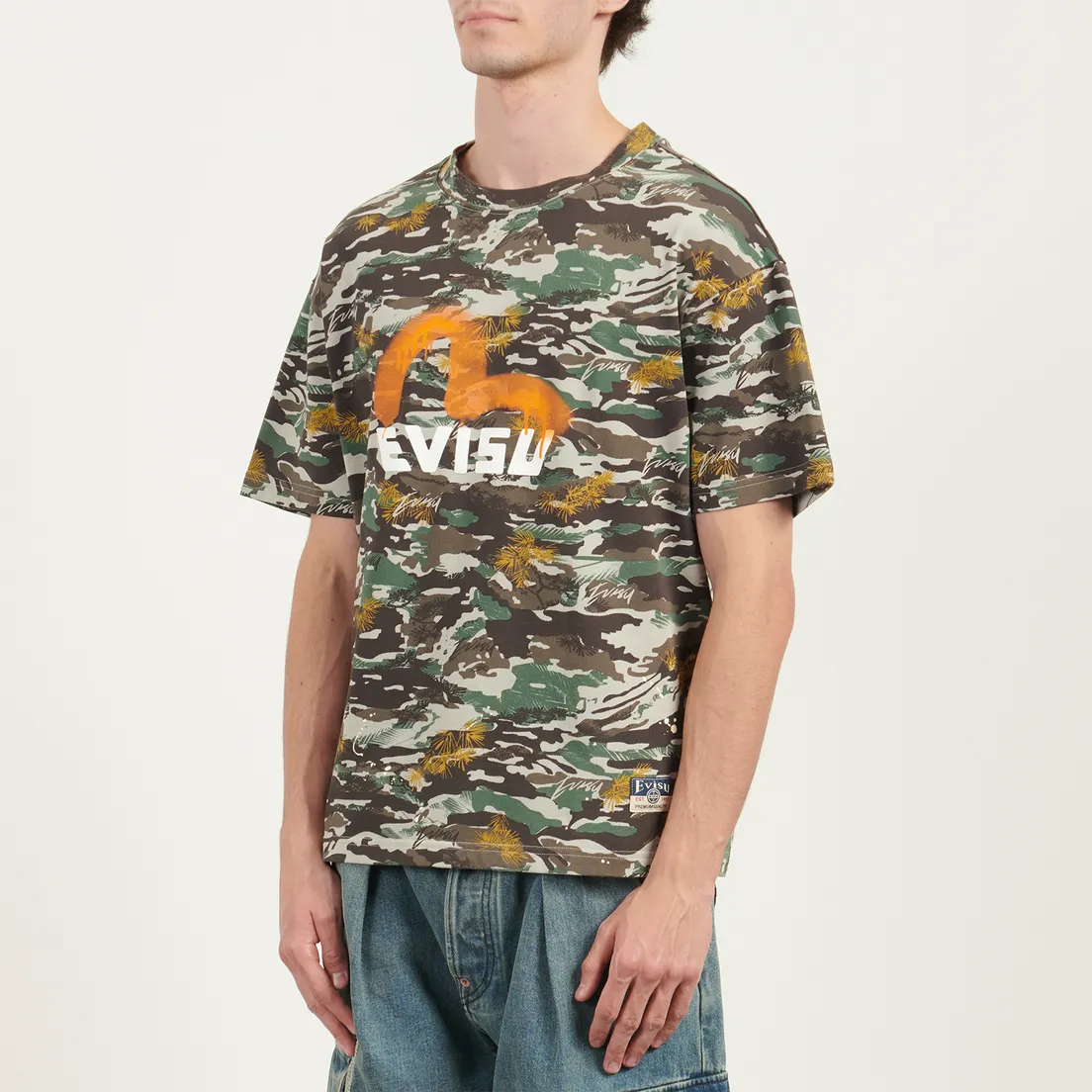 Evisu Мужская футболка Heritage Logo Printed