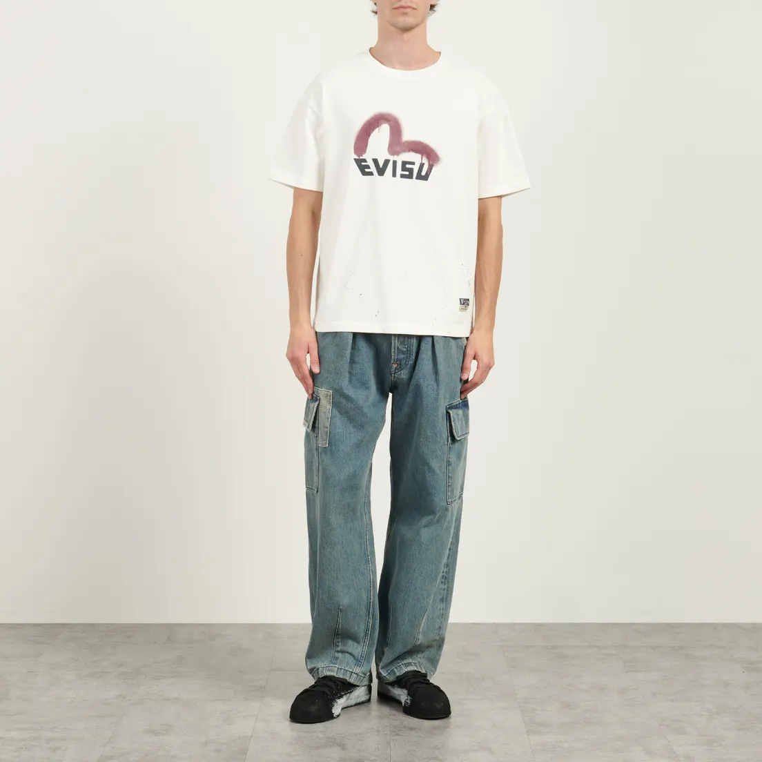 Evisu Мужская футболка Heritage Logo Printed
