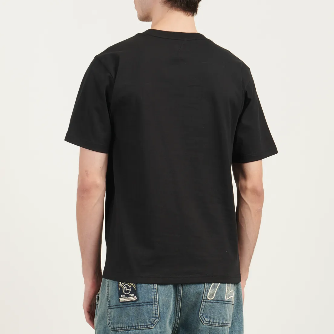 Evisu Мужская футболка Brocade Seagull Applique Regular Fit