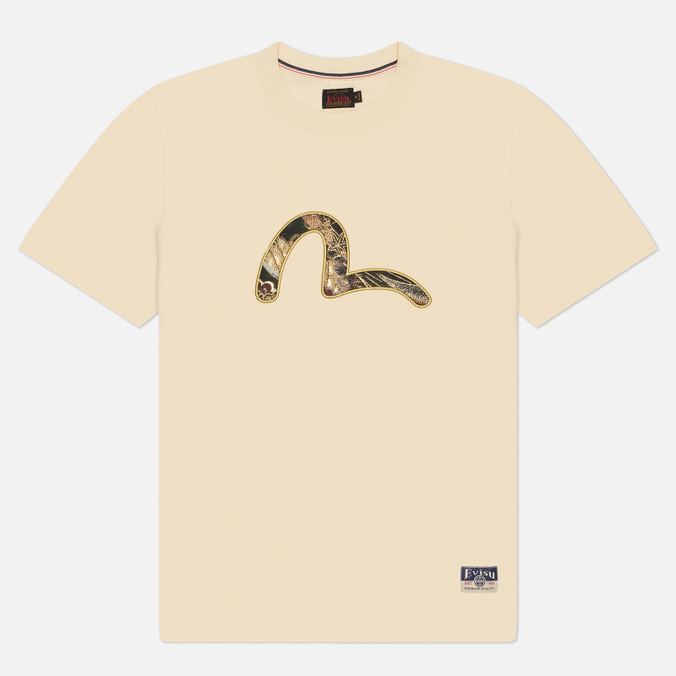 Мужская футболка Evisu Brocade Seagull Applique Regular Fit