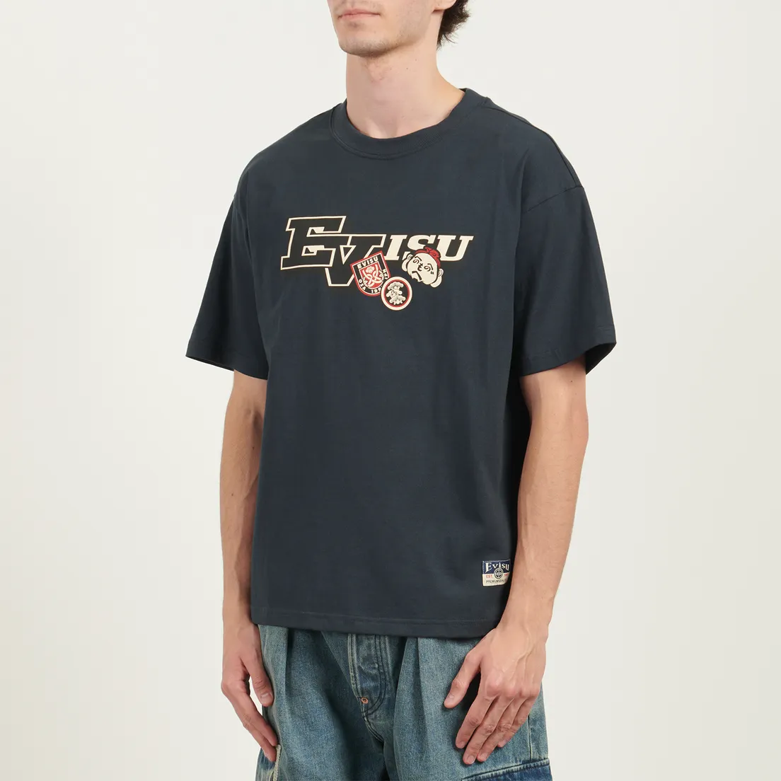 Evisu Мужская футболка Heritage Godhead Daicock Printed