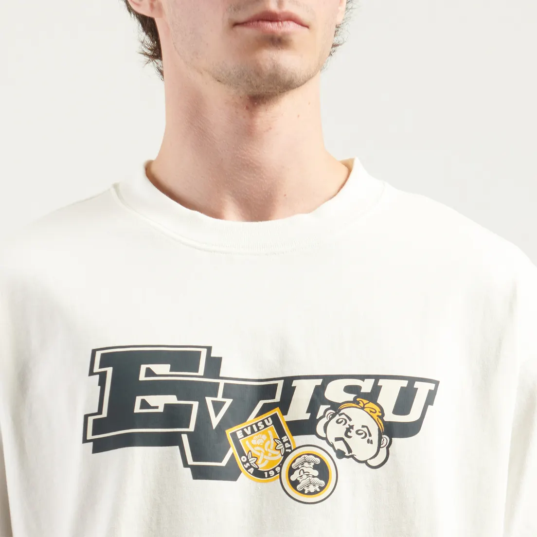 Evisu Мужская футболка Heritage Godhead Daicock Printed