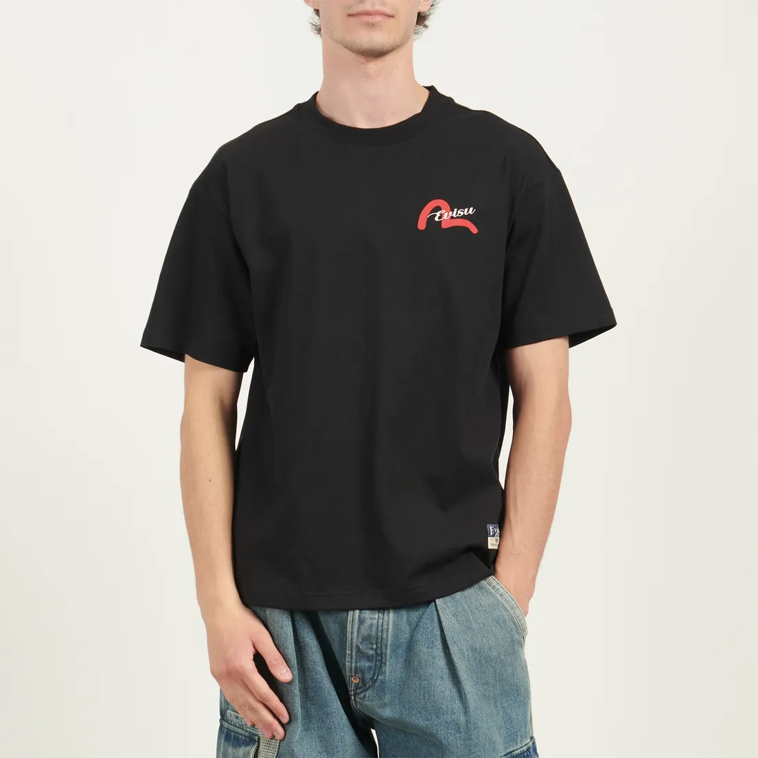 Evisu Мужская футболка Heritage Godhead Printed Relax Fit