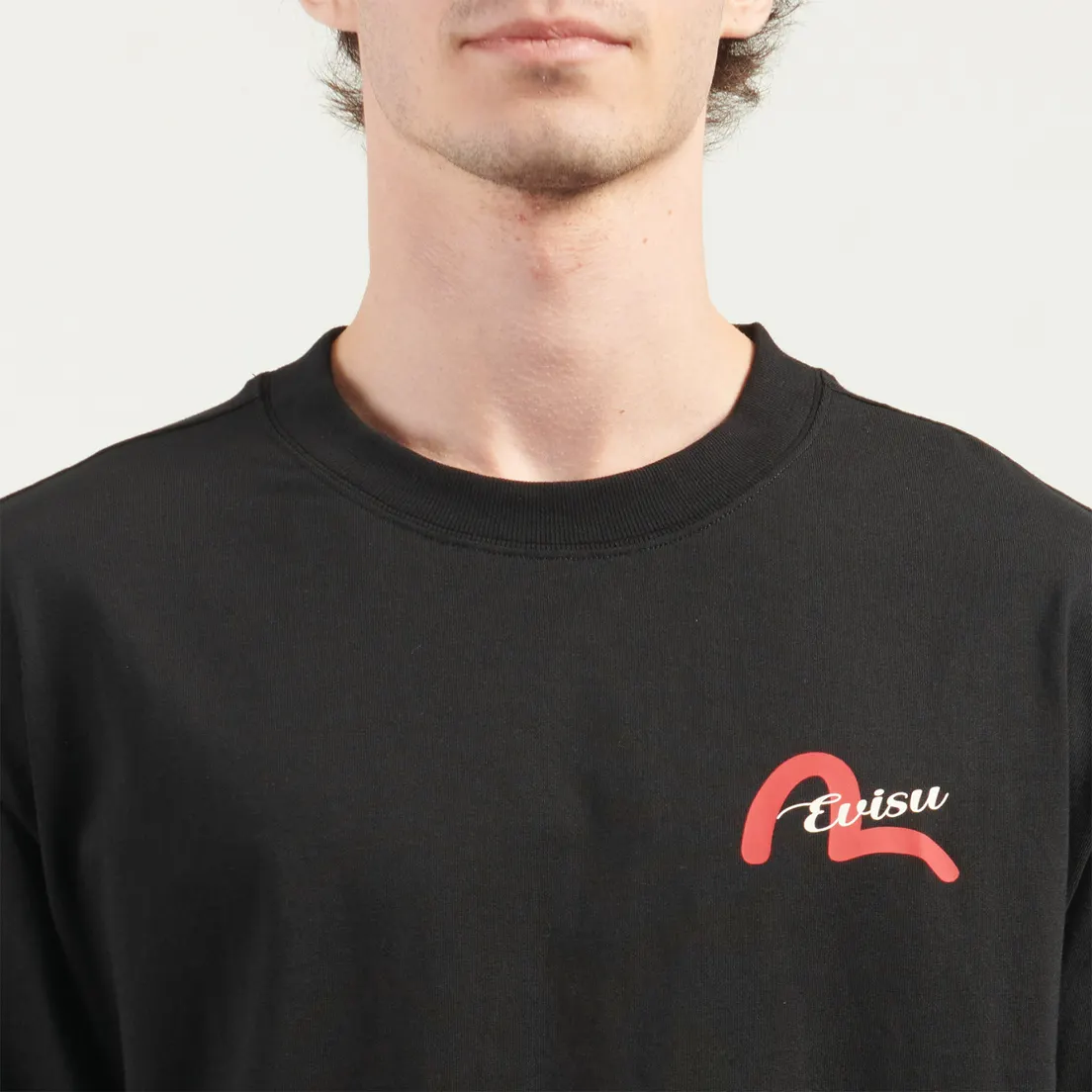 Evisu Мужская футболка Heritage Godhead Printed Relax Fit