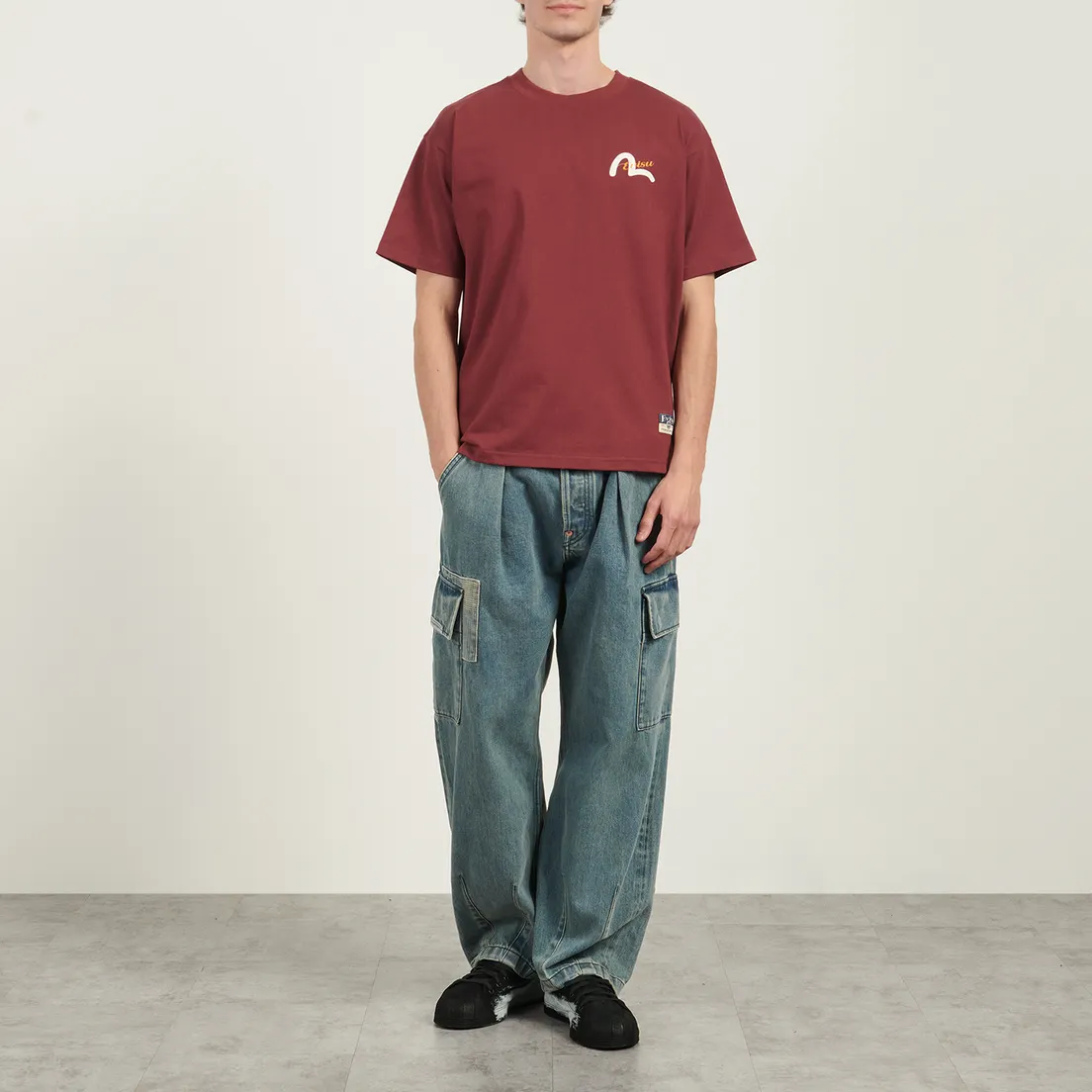 Evisu Мужская футболка Heritage Godhead Printed Relax Fit