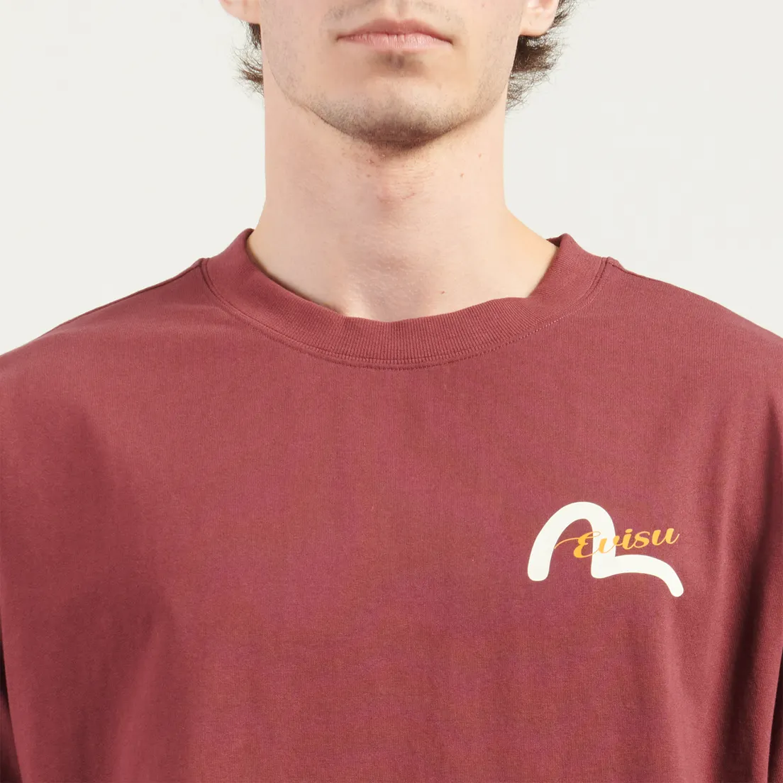 Evisu Мужская футболка Heritage Godhead Printed Relax Fit