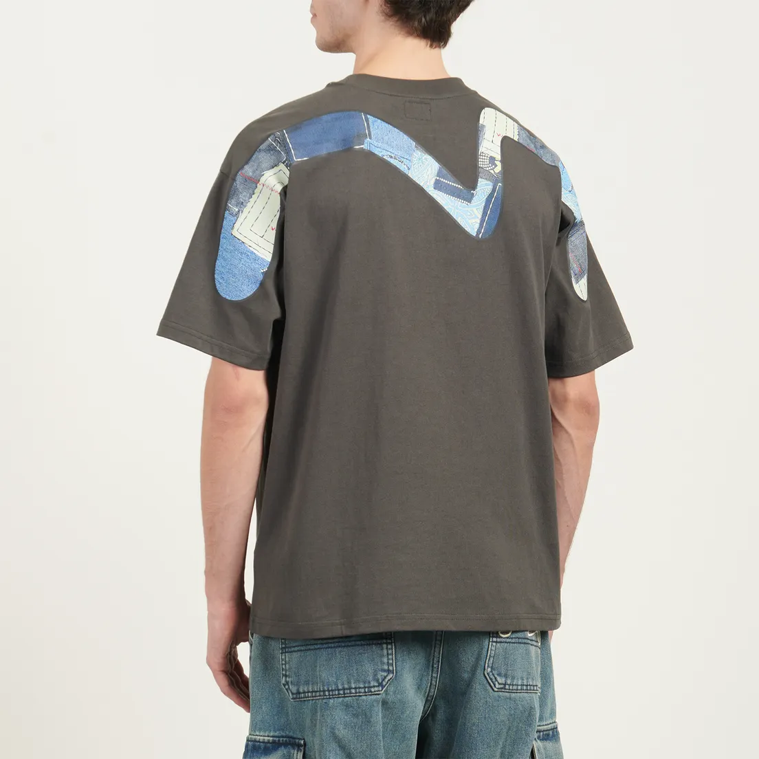 Evisu Мужская футболка Heritage Sashiko Daicock Printed