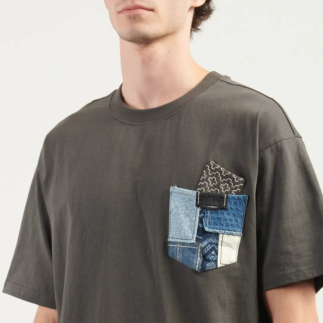 Evisu Мужская футболка Heritage Sashiko Daicock Printed