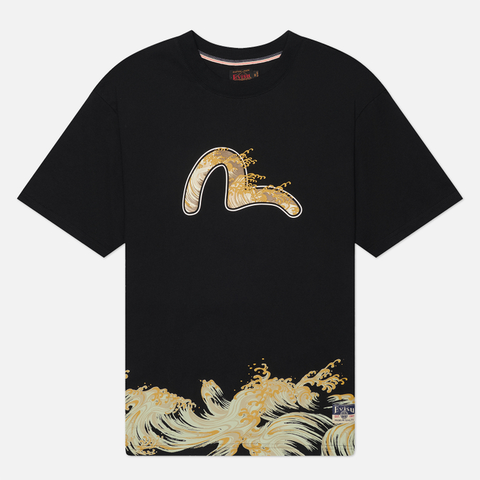 Мужская футболка Evisu Seagull & Wave Print