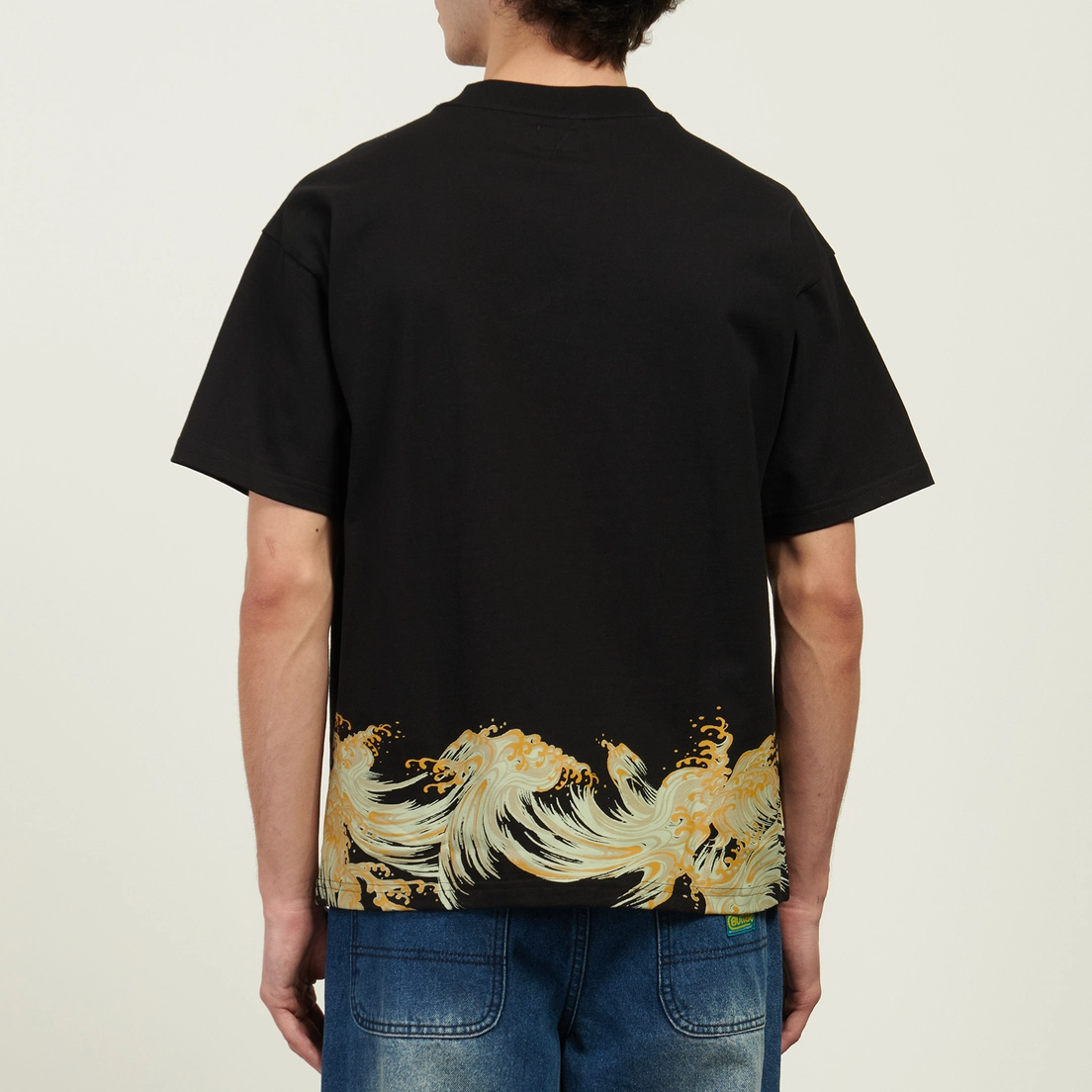 Evisu Мужская футболка Seagull & Wave Print