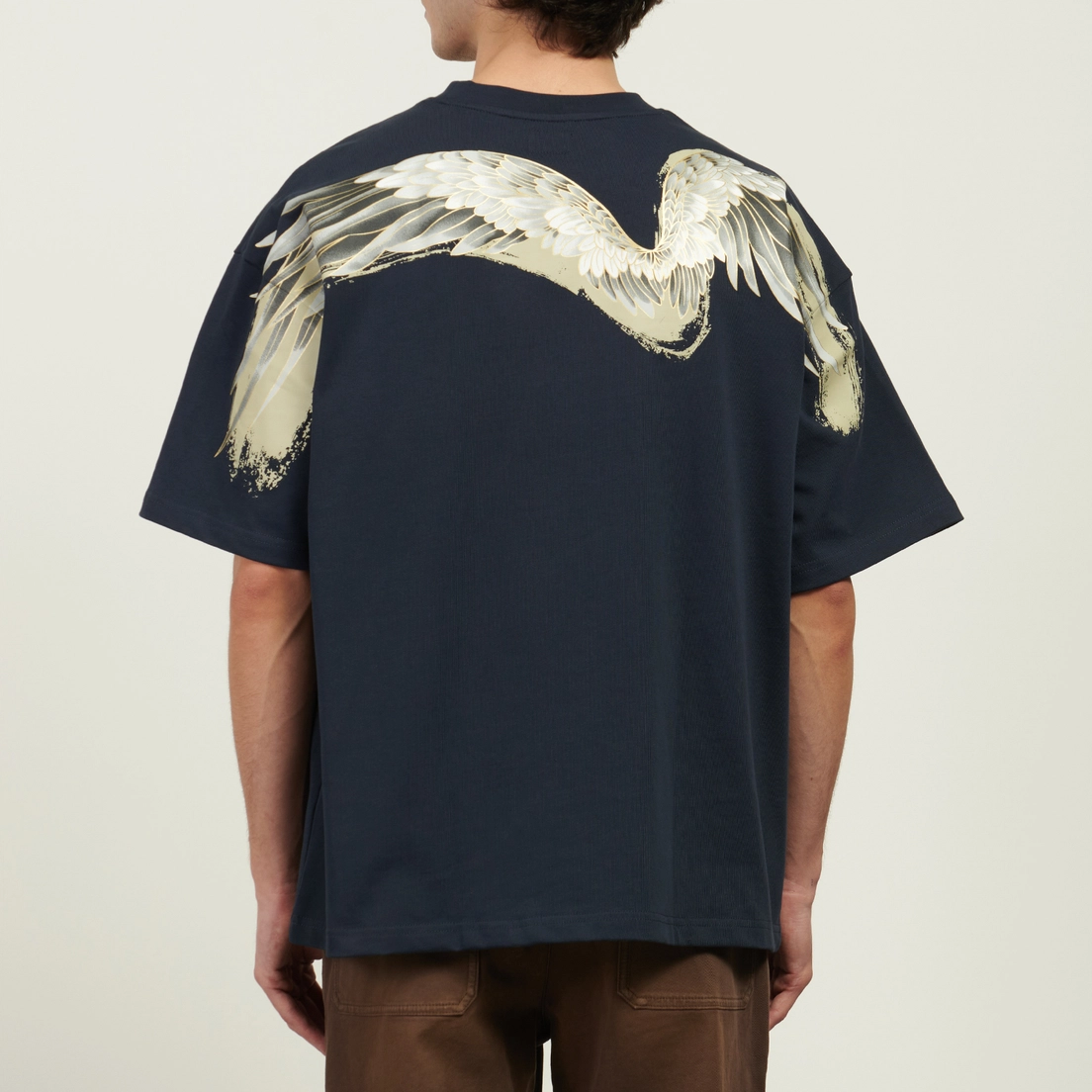 Evisu Мужская футболка Crane Flying Wings