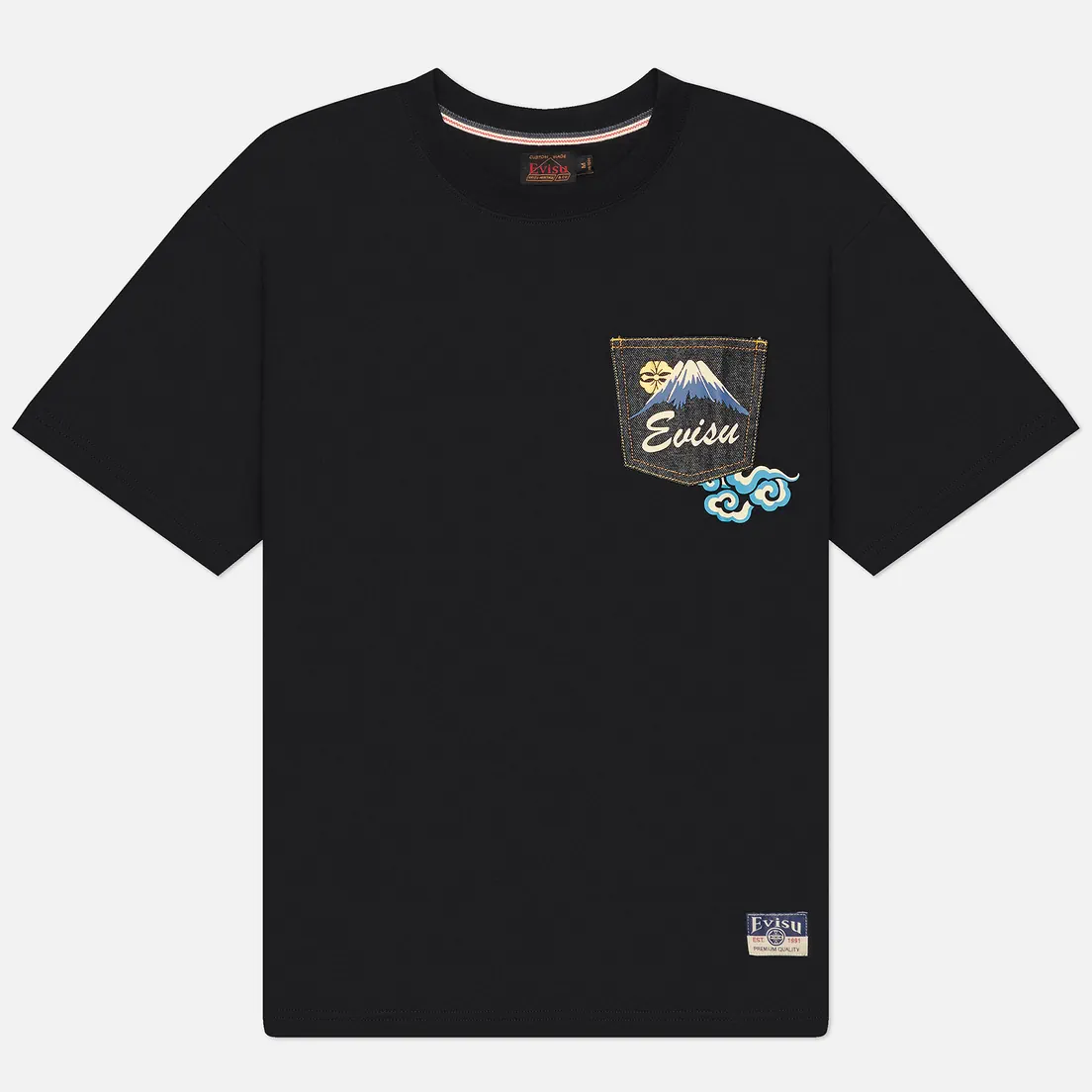 Evisu Мужская футболка Godhead Lion Dance Print